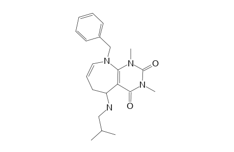 9-BENZYL-5-ISOBUTYLAMINO-1,3-DIMETHYL-6,9-DIHYDRO-5H-PYRIMIDO-[4,5-B]-AZEPINE-2,4-(1H,3H)-DIONE