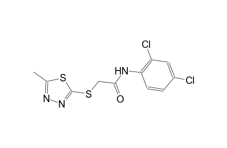 N-(2,4-dichlorophenyl)-2-[(5-methyl-1,3,4-thiadiazol-2-yl)sulfanyl]acetamide