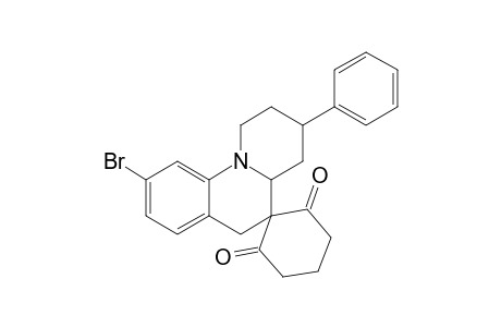 3-Phenyl-9-bromo-2,3,4,4a,5,6-hexahydro-1H-spiro-[benzo[c]quinolizine-5,2'-cyclohexane]-1',3'-dione
