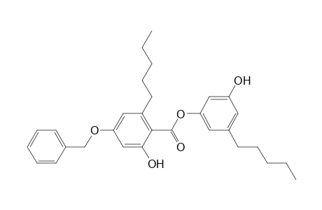 3'-hydroxy-5'-pentylphenyl 4-benzyloxy-2-hydroxy-6-pentylbenzoate
