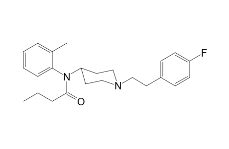 N-(1-[2-(4-Fluorophenyl)ethyl]piperidin-4-yl)-N-2-methylphenylbutanamide
