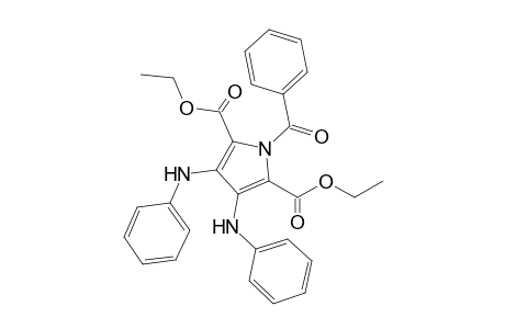 Diethyl 1-benzoyl-3,4-bis(phenylamino)pyrrole-2,5-dicarboxylate