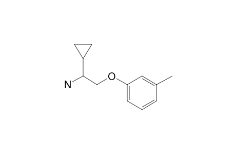 1-(2-Amino-2-cyclopropylethoxy)-3-methylbenzene