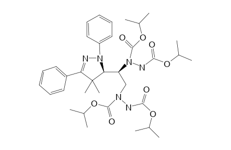 Tetraisopropyl1,1'-((S*)-1-((R*)-4,4-dimethyl-1,3-diphenyl-4,5-dihydro-1H-pyrazol-5-yl)ethane-1,2-diyl)bis(hydrazine-1,2-dicarboxylate)