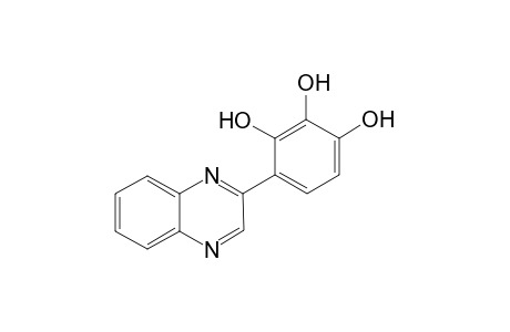 1,2,3-Benzenetriol, 4-(2-quinoxalinyl)-