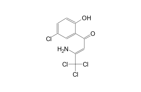 (2Z)-3-amino-4,4,4-trichloro-1-(5-chloro-2-hydroxyphenyl)-2-buten-1-one