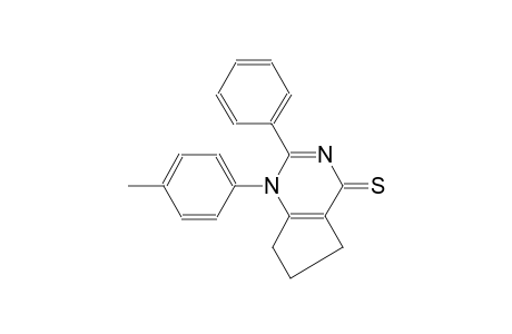 4H-cyclopenta[d]pyrimidine-4-thione, 1,5,6,7-tetrahydro-1-(4-methylphenyl)-2-phenyl-