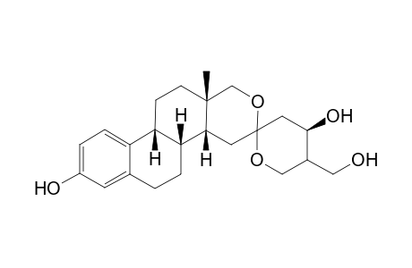 8-Hydroxy-12a-methyloctahydropyrano[4,3-a]phenanthrene-3spiro-2'-(4'-hydroxy-5'-hydromethyltetrahydropyran)