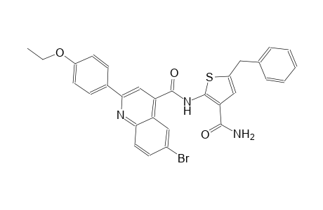 N-[3-(aminocarbonyl)-5-benzyl-2-thienyl]-6-bromo-2-(4-ethoxyphenyl)-4-quinolinecarboxamide
