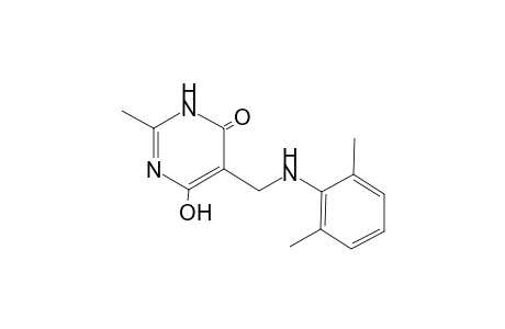 5-[(2,6-Dimethylanilino)methyl]-6-hydroxy-2-methyl-4(3H)-pyrimidinone