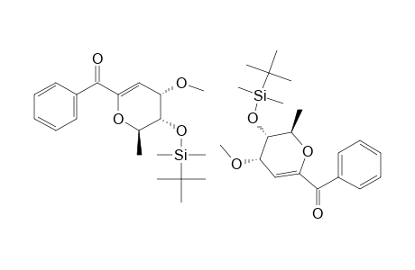 2,6-ANHYDRO-1-PHENYL-1-KETO-3,7-DIDEOXY-4-O-METHYL-5-O-TRT.-BUTYLDIMETHYLSILYL-D-ALTRO-HEPT-2-ENITOL