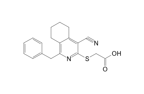 2-[(1-benzyl-4-cyano-5,6,7,8-tetrahydroisoquinolin-3-yl)sulfanyl]acetic acid