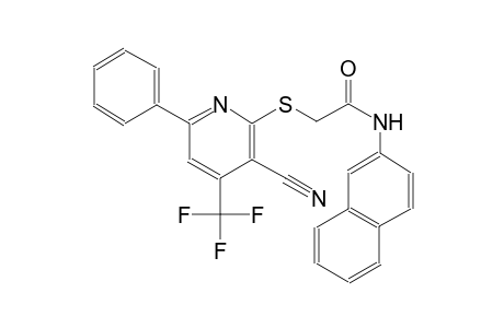 acetamide, 2-[[3-cyano-6-phenyl-4-(trifluoromethyl)-2-pyridinyl]thio]-N-(2-naphthalenyl)-