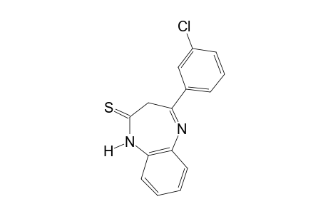 4-(m-CHLOROPHENYL)-1,3-DIHYDRO-2H-1,5-BENZODIAZEPINE-2-THIONE