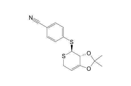 4-CYANOPHENYL-2,3-O-ISOPROPYLIDENE-1,5-DITHIO-BETA-D-GLYCERO-PENT-3-ENOPYRANOSIDE