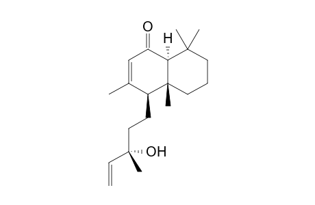 (+)-(4S,4aR,8aS)-4-((3S)-3-Hydroxy-3-methyl-4-pentenyl)-3,4a,8,8-tetramethyl-4a,5,6,7,8,8a-hexahydro-1(4H)-naphthalenone