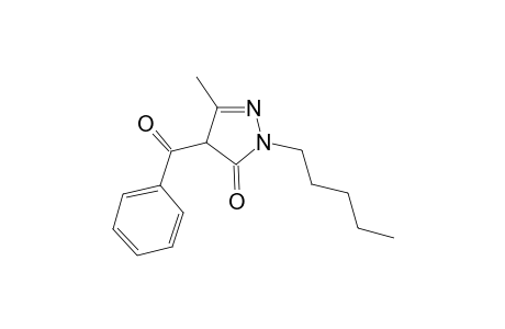 4-Benzoyl-5-methyl-2-pentyl-2,4-dihydro-pyrazol-3-one
