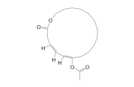 (3Z,5E)-6-ACETOXYHEPTADECA-3,5-DIEN-17-OLIDE