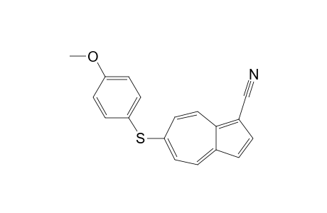 6-(4-Methoxyphenyl)sulfanylazulene-1-carbonitrile