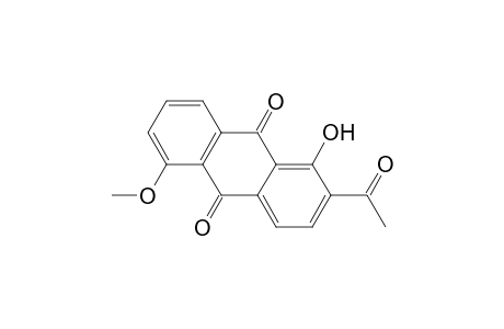 9,10-Anthracenedione, 2-acetyl-1-hydroxy-5-methoxy-