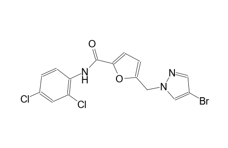 5-[(4-bromo-1H-pyrazol-1-yl)methyl]-N-(2,4-dichlorophenyl)-2-furamide