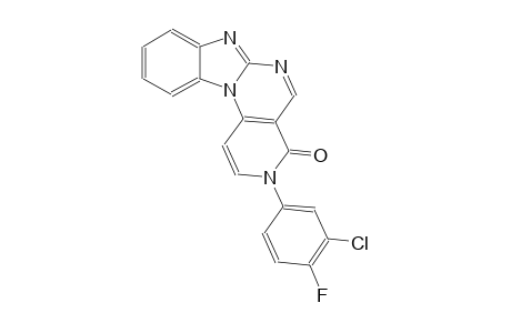 pyrido[3',4':5,6]pyrimido[1,2-a]benzimidazol-4(3H)-one, 3-(3-chloro-4-fluorophenyl)-