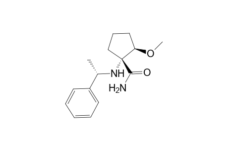 (1R,2R)-2-methoxy-1-[[(1S)-1-phenylethyl]amino]-1-cyclopentanecarboxamide