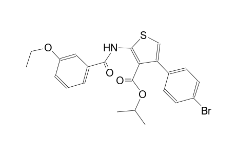 isopropyl 4-(4-bromophenyl)-2-[(3-ethoxybenzoyl)amino]-3-thiophenecarboxylate