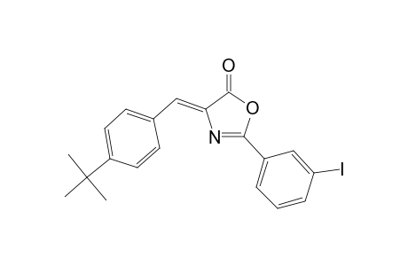 (4Z)-4-(4-tert-Butylbenzylidene)-2-(3-iodophenyl)-1,3-oxazol-5(4H)-one