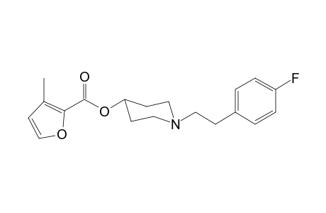 1-[2-(4-Fluorophenyl)ethyl]piperidin-4-yl-3-methylfuran-2-carboxylate