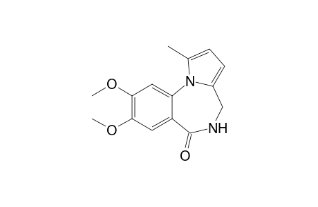 8,9-Dimethoxy-1-methyl-4,5-dihydro-6H-pyrrolo[1,2-a][1,4]benzodiazepin-6-one