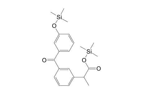 2-(3-(3-Trimethylsilyloxybenzoyl)phenyl)propionic acid trimethylsilyl ester