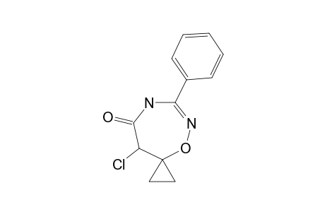 9-CHLORO-6-PHENYL-5,7-DIAZA-4-OXASPIRO-[2.6]-NON-5-EN-8-ONE