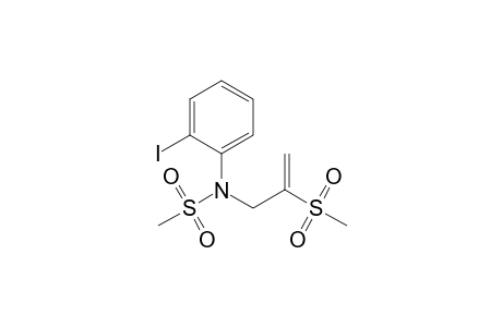 N-(2-iodanylphenyl)-N-(2-methylsulfonylprop-2-enyl)methanesulfonamide
