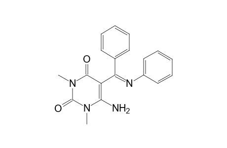 6-Amino-1,3-dimethyl-5-(N-phenybenzimidoyl)pyrimidine-2,4(1H,3H)-dione