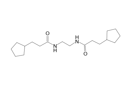 3-cyclopentyl-N-{2-[(3-cyclopentylpropanoyl)amino]ethyl}propanamide