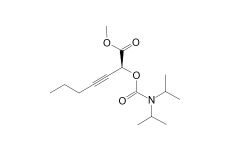 (S)-2-(N,N-DIISOPROPYLCARBAMOYLOXY)-HEPT-3-YNOIC-ACID-METHYLESTER
