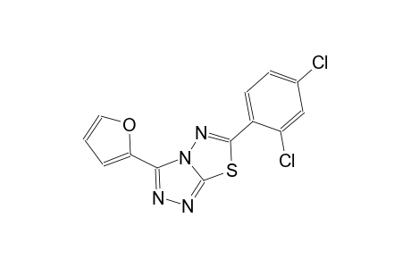 6-(2,4-dichlorophenyl)-3-(2-furyl)[1,2,4]triazolo[3,4-b][1,3,4]thiadiazole
