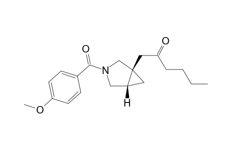 (5.beta.)-N-(4-Methoxybenzoyl)-1.beta,-(2-oxohexanyl)-3-azabicyclo[3.1.0]hexane