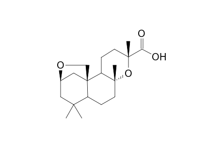 2.beta.,20:8.alpha.,13-Diepoxyl-15-norlabdan-14-oic Acid