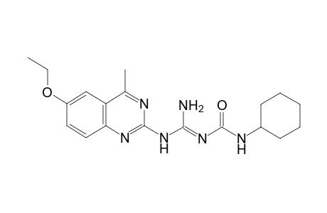 1-[Amino-(6-ethoxy-4-methyl-quinazolin-2-ylamino)-methylene]-3-cyclohexyl-urea