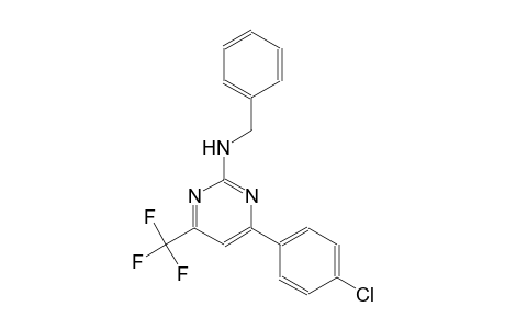 N-benzyl-4-(4-chlorophenyl)-6-(trifluoromethyl)-2-pyrimidinamine