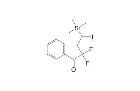 2,2-bis(fluoranyl)-4-iodanyl-1-phenyl-4-trimethylsilyl-butan-1-one