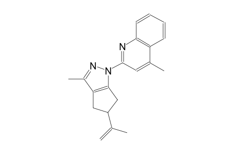 2-(5-isopropenyl-3-methyl-5,6-dihydrocyclopenta[c]pyrazol-1(4H)-yl)-4-methylquinoline