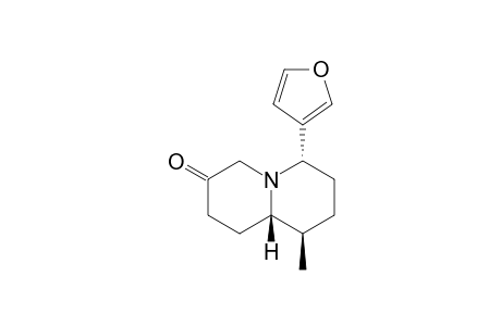 (6S,9R,9aS)-6-(furan-3-yl)-9-methylhexahydro-1H-quinolizin-3(2H)-one