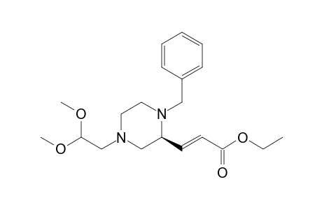(+)-Ethyl 3-[(2S)-1-Benzyl-4-(2,2-dimethoxyethyl)piperazin-2-yl]prop-2-enoate