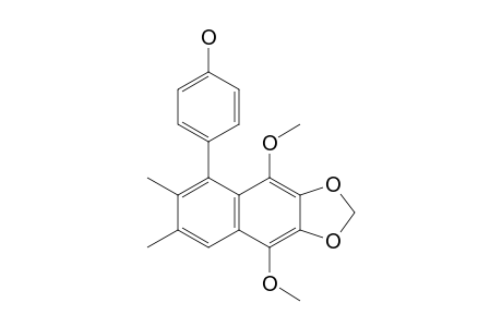 PYCNANTHULIGNENE_D;3,6-DIMETHOXY-4,5-METHYLENEDIOXY-2,7'-CYCLOLIGNA-7,7'-DIEN-4'-OL