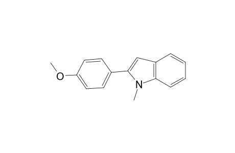 1H-indole, 2-(4-methoxyphenyl)-1-methyl-