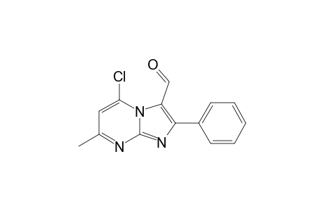 5-CHLORO-3-FORMYL-7-METHYL-2-PHENYLIMIDAZO-[1,2-A]-PYRIMIDINE