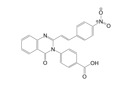 4-(2-[(E)-2-(4-nitrophenyl)ethenyl]-4-oxo-3(4H)-quinazolinyl)benzoic acid